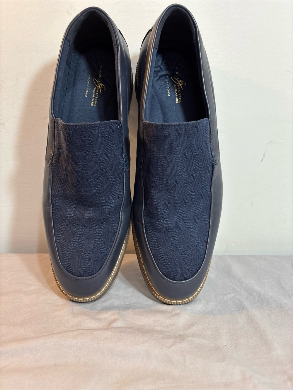 Giorgio Brutini Signature Men's Blue Slip-On Loafers